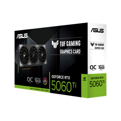 Відеокарта ASUS GeForce RTX5060Ti 16Gb TUF OC GAMING (TUF-RTX5060TI-O16G-GAMING)
