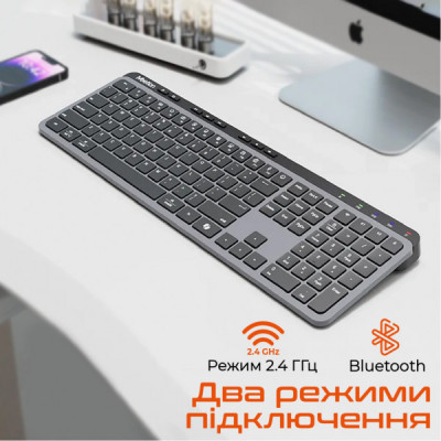 Клавіатура Meetion WK330 Wireless/Bluetooth Black (MT-WK330-A-RUA) Клавіатура Meetion WK330 Wireless/Bluetooth Black (MT-WK330-A-RUA)