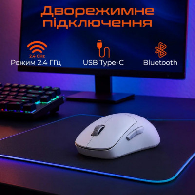 Мишка Meetion GW40 PRO Bluetooth/Wireless/USB White (MT-GW40_PRO-B) Мишка Meetion GW40 PRO Bluetooth/Wireless/USB White (MT-GW40_PRO-B)