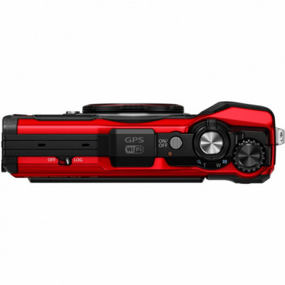 Цифровий фотоапарат Olympus TG-6 Red (Waterproof - 15m; GPS; 4K; Wi-Fi) (V104210RE000)