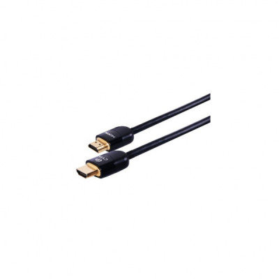 Кабель мультимедійний HDMI to HDMI 2.0m CBL-H300-020 Premium 4K 30AWG Cypress (CBL-H300-020)