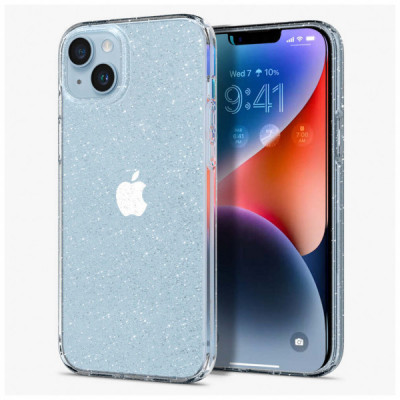 Чохол до мобільного телефона Spigen Apple iPhone 14 Liquid Crystal Glitter, Crystal Quartz (ACS05034)