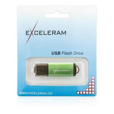 USB флеш накопичувач eXceleram 32GB A3 Series Green USB 2.0 (EXA3U2GR32)