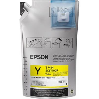 Контейнер з чорнилом Epson SC-F6000/7000 UltraChrome DS Yellow (1Lx6packs) (C13T741400)