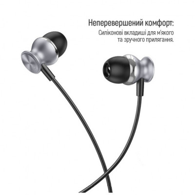 Навушники ColorWay 3.5 mm Wired Earphone UrbanBeat Black (CW-WD03BK)