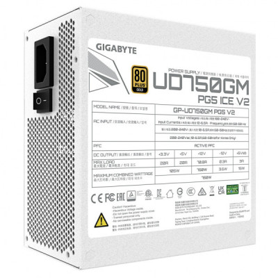 Блок живлення GIGABYTE 750W (GP-UD750GM PG5 ICE) Блок живлення GIGABYTE 750W (GP-UD750GM PG5 ICE)