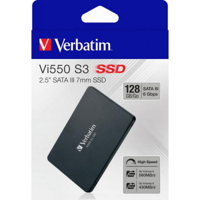 Накопичувач SSD 2.5" 128GB Verbatim (49350) Накопичувач SSD 2.5" 128GB Verbatim (49350)