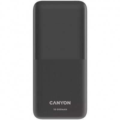 Батарея універсальна Canyon PB-1010 10000 mAh PD/22.5W QC/3.0 Black (CNE-CPB1010B)