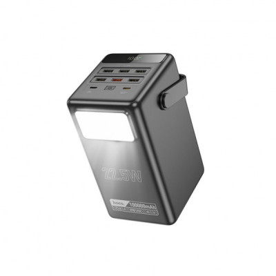 Батарея універсальна HOCO 100000mAh Endure 22.5W PD, QC, LED Lamp, Black (DB03 / 714721)