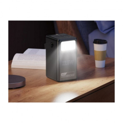 Батарея універсальна HOCO 100000mAh Endure 22.5W PD, QC, LED Lamp, Black (DB03 / 714721)