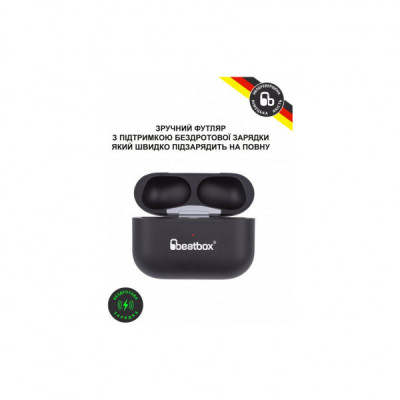 Навушники BeatBox PODS PRO 1 Wireless charging black (bbppro1wcb)