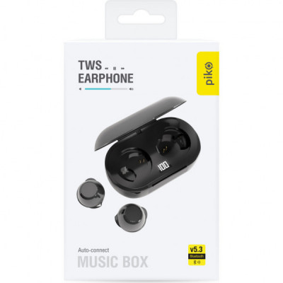 Навушники Piko TWS-MusicBox Black (1283126583414)
