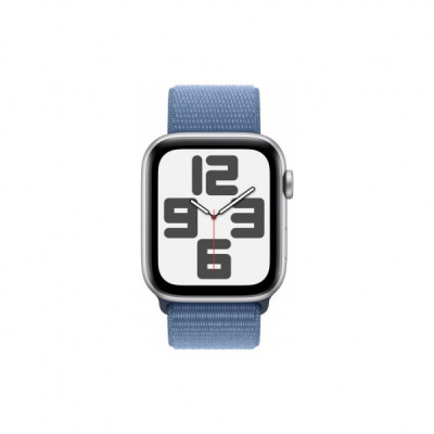 Смарт-годинник Apple Watch SE 2023 GPS 44mm Silver Aluminium Case with Winter Blue Sport Loop (MREF3QP/A)