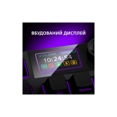 Клавіатура Lorgar KBP70TKLW Wireless TKL Mechanical Pro UA Black/Red (LRG-KBP70TKLW-BK-US)