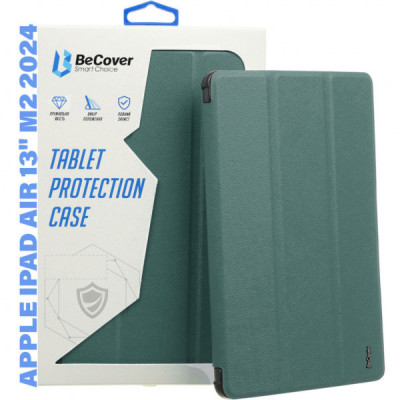 Чохол до планшета BeCover Tri Fold Hard TPU Apple iPad Air 13" M2/M3 (2024/2025) Dark Green (711467)