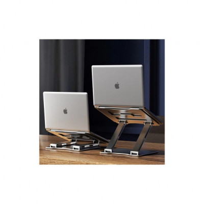 Підставка до ноутбука RTAKO RS-CP75A Dual-Layer Carbon Steel Laptop Stand (6930539527331)