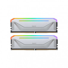 Модуль пам'яті для комп'ютера DDR5 32GB (2x16GB) 5600 MHz NOX RGB Silver Apacer (AH5U32G56C522NWAA-2)