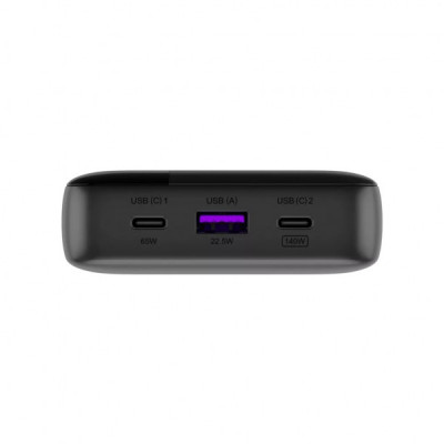 Батарея універсальна Canyon PB-240 25000mAh, PD3.1/140W, PPS, QC3.0, AFC & SCP, Digital Display (CNS-CPB240)