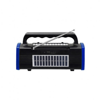 Акустична система NEWVEW NV-9010 Solar Panel/BT/USB/TF/FM Blue (NWVW-NV-9010-BL)