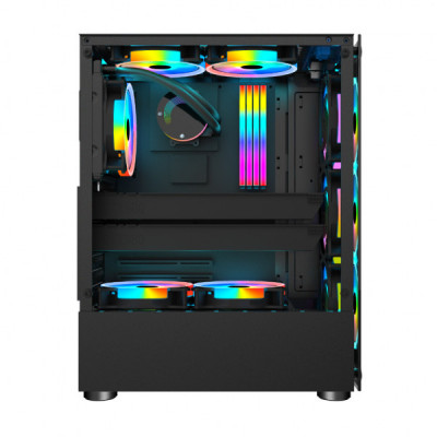 Корпус 1stPlayer V2-A-BK-4F1 Корпус 1stPlayer V2-A-BK-4F1
