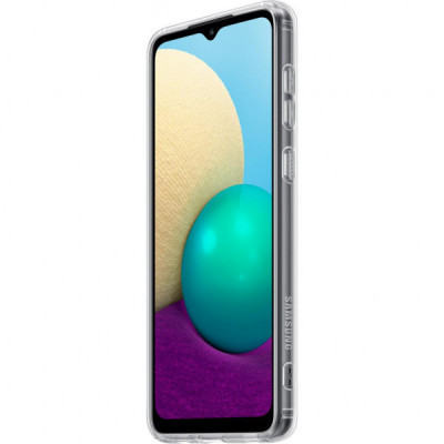 Чохол до мобільного телефона Samsung Soft Clear Cover Galaxy A02 (A022) Transparent (EF-QA022TTEGRU)