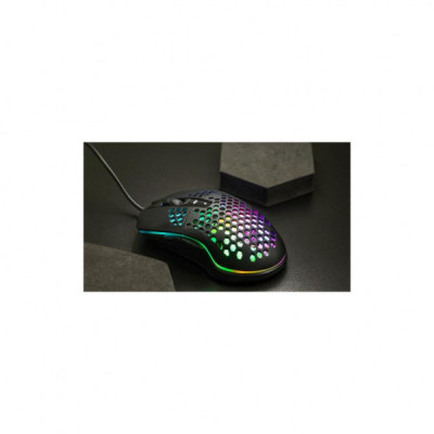 Мишка XO M4 4000 DPI RGB USB Black (XO-M4-BK)