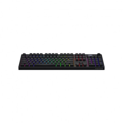 Клавіатура Hator Skyfall 100 PRO Aurum Vanila Silent RGB Wireless/Bluetooth/USB UA Black (HTK4101UA)