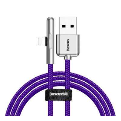 Дата кабель USB 3.1 AM to Lightning 1.0m CAL7C 1.5A 90 Purple Baseus (CAL7C-A05)