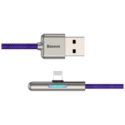 Дата кабель USB 3.1 AM to Lightning 1.0m CAL7C 1.5A 90 Purple Baseus (CAL7C-A05)