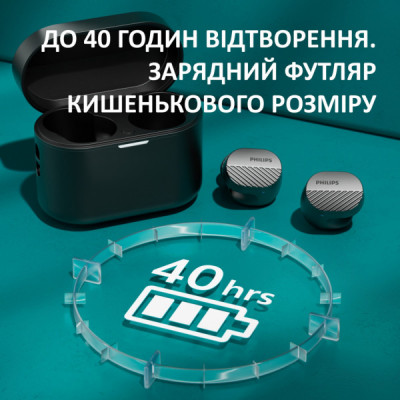 Навушники Philips TAT5000BK/00 Wireless Black (TAT5000BK/00)
