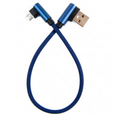 Дата кабель USB 2.0 AM to Micro 5P 0.25m blue Dengos (NTK-M-UG-SHRT-SET-BLUE)