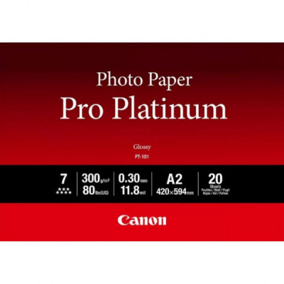 Фотопапір Canon A2 Pro Platinum Photo Paper PT-101 20с. (2768B067)