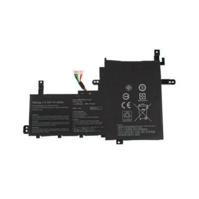 Акумулятор до ноутбука Asus X531 B31N1842, 3653mAh (42Wh), 3cell, 11.52V, Li-Pol AlSoft (A47863)