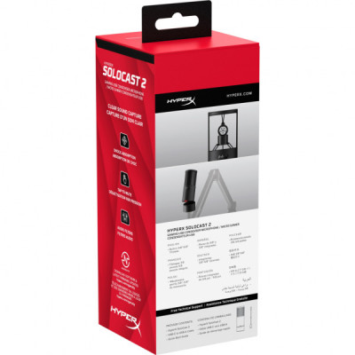 Мікрофон HyperX SoloCast 2 Black (AR0A0AA) Мікрофон HyperX SoloCast 2 Black (AR0A0AA)