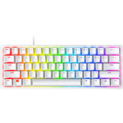 Клавіатура Razer Huntsman mini Mercury Red Switch USB RU White (RZ03-03392200-R3R1)