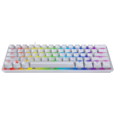 Клавіатура Razer Huntsman mini Mercury Red Switch USB RU White (RZ03-03392200-R3R1)