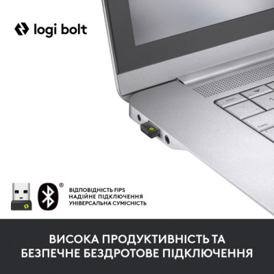 Мишка Logitech Lift Left Vertical Ergonomic Wireless/Bluetooth for Business Graphite (910-006495)