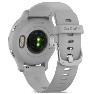 Смарт-годинник Garmin Venu 2S, Mist Grey + Passivated (010-02429-12)