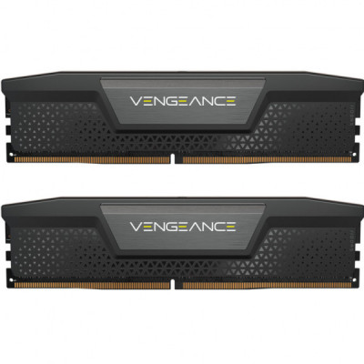 Модуль пам'яті для комп'ютера DDR5 32GB (2x16GB) 6000 MHz Vengeance Black Corsair (CMK32GX5M2B6000C36)