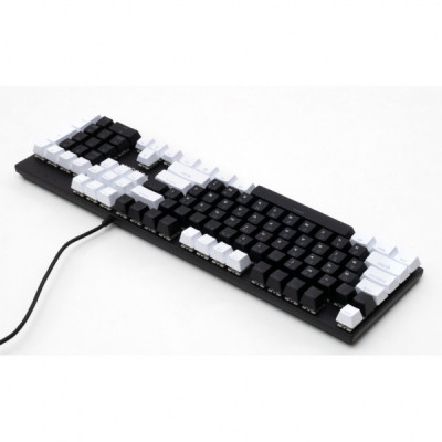 Клавіатура Vinga KBGM-095 LED Brown Switch USB White/Black (KBGM-095BR White/Black)