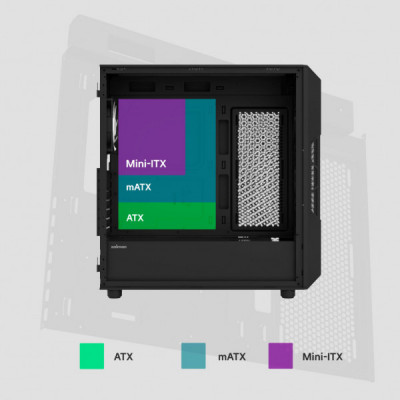 Корпус для ПК Zalman I3NEOV2BLACK Корпус для ПК Zalman I3NEOV2BLACK