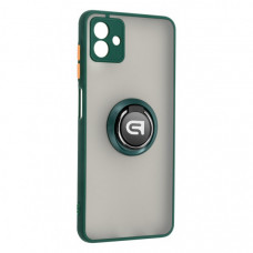 Чохол до мобільного телефона Armorstandart Frosted Matte Ring Samsung A04 (A045) Dark Green (ARM68343)