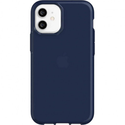 Чохол до мобільного телефона Griffin Survivor Clear for iPhone 12 Mini Navy (GIP-049-NVY)