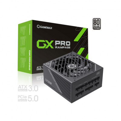 Блок живлення Gamemax 1250W (GX-1250 PRO BK (ATX3.0 PCIe5.0)