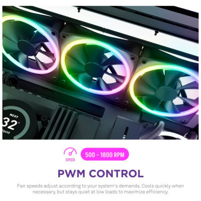 Кулер до корпусу NZXT F120RGB Duo - 120mm Dual- (RF-D12SF-B1)
