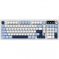 Клавіатура Ajazz AF98 Plus Wireless/Bluetooth/USB UA White/Blue (AF98-PLUS-GB)