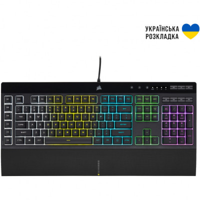 Клавіатура Corsair K55 RGB Pro USB UA Black (CH-9226765-RU)