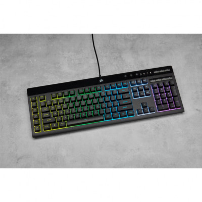 Клавіатура Corsair K55 RGB Pro USB UA Black (CH-9226765-RU)