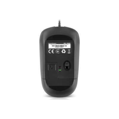 Мишка REAL-EL RM-222 USB Black/Gray (EL123200040)