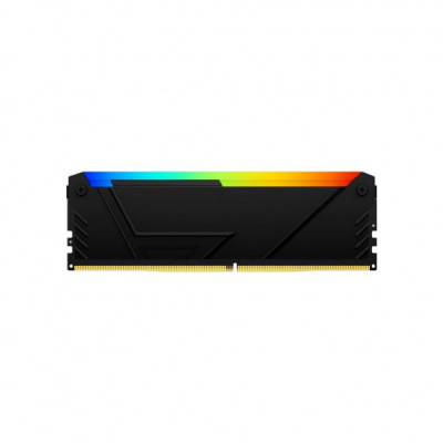 Модуль пам'яті для комп'ютера DDR4 16GB (2x8GB) 3200 MHz Beast Black Kingston Fury (ex.HyperX) (KF432C16BB2AK2/16WP)